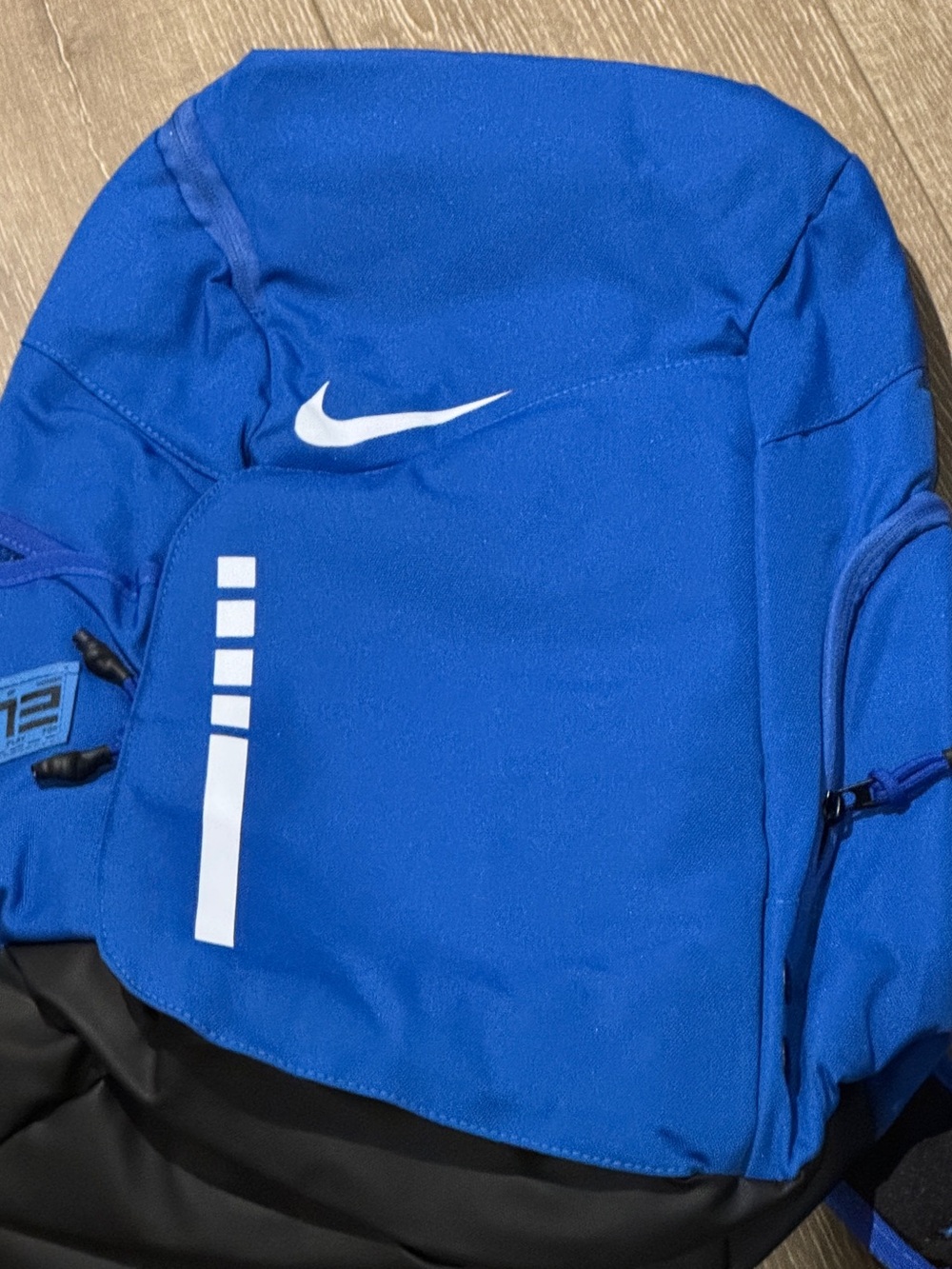 Nike Elite Blue Men's Sports Backpack with White Swoosh
